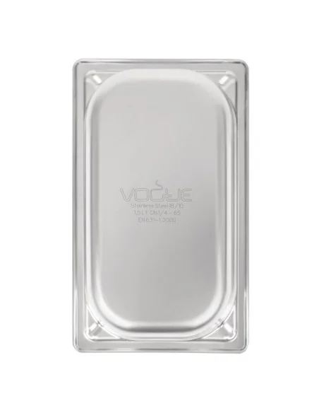 Bac inox 18/10 GN 1/4 Vogue 65mm