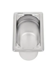 Bac inox 18/10 GN 1/9 professionnel Vogue 100mm 2