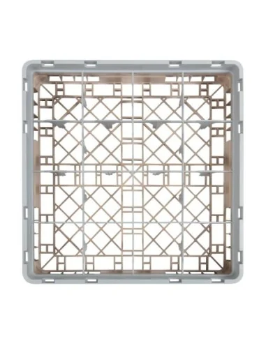 Casier à verres 16 compartiments Camrack Cambro beige hauteur max 92mm