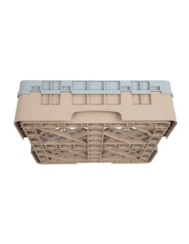 Casier à verres 16 compartiments Camrack Cambro beige hauteur max 92mm