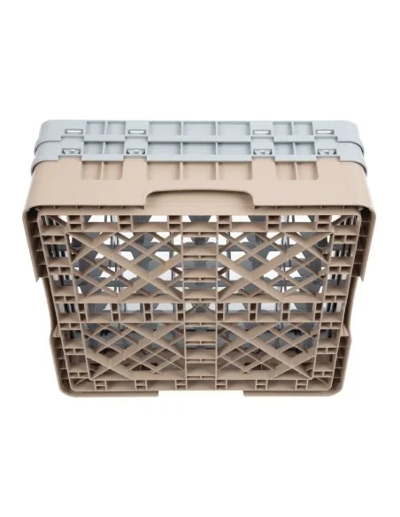 Casier à verres 25 compartiments Camrack Cambro beige hauteur max 133mm