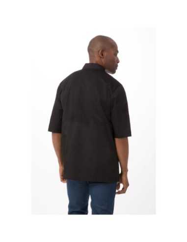 Veste de cuisine mixte Cool Vent Chef Works Montreal noire XL