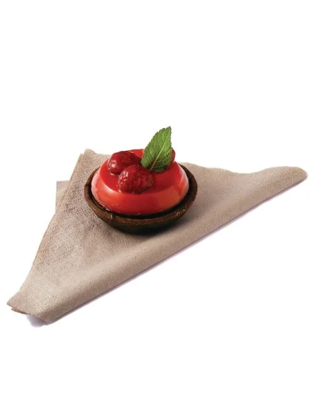 Serviettes snacking 2 plis compostables Vegware 33cm (Lot de 2000)