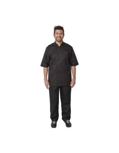 Veste de cuisine mixte Cool Vent Chef Works Montreal noire XXL