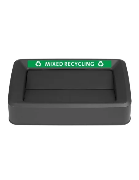 Couvercle noir Jantex pour poubelles Slim 60/80L