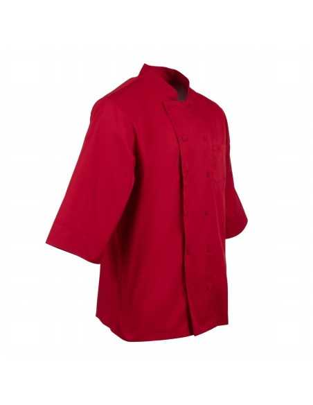 Veste de cuisine mixte Chef Works rouge L