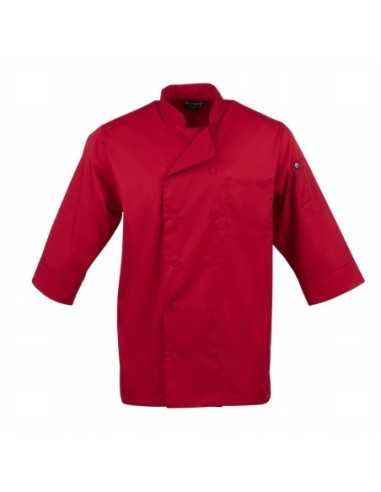 Veste de cuisine mixte Chef Works rouge L
