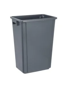 Poubelle Jantex Slim grise 60L 2