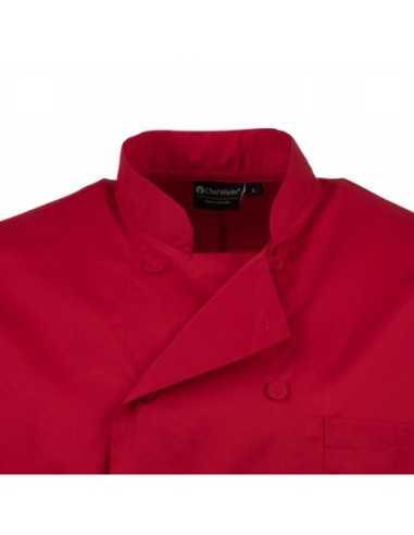 Veste de cuisine mixte Chef Works rouge L