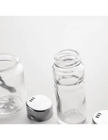 Ménagère 3 pièces sel poivre moutarde Paris Comas