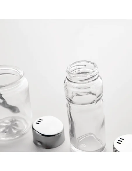 Ménagère 3 pièces sel poivre moutarde Paris Comas