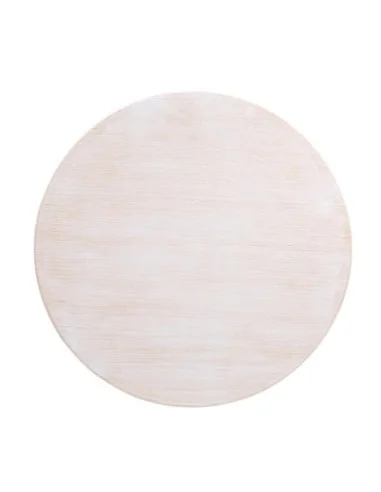 Plateau de table rond pré-percé blanc vintage Bolero 600mm