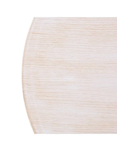 Plateau de table rond pré-percé blanc vintage Bolero 600mm