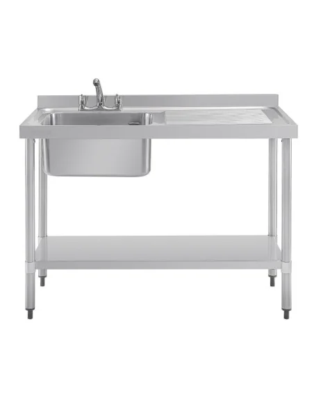 Plonge un bac égouttoir à droite Vogue 1200mm