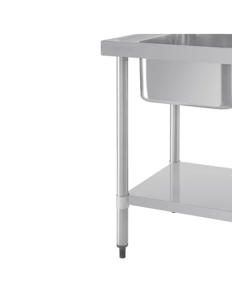 Plonge deux bacs égouttoir à droite Vogue 1500mm