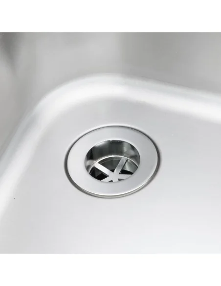 Plonge un bac double égouttoir Vogue 1500mm