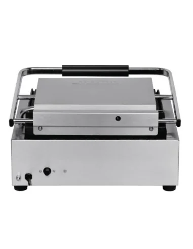 Grand gril de contact simple Bistro Buffalo rainuré/rainuré