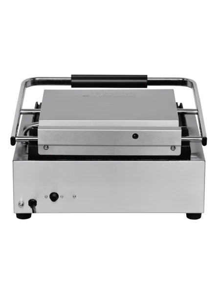 Grand gril de contact simple Bistro Buffalo rainuré/rainuré