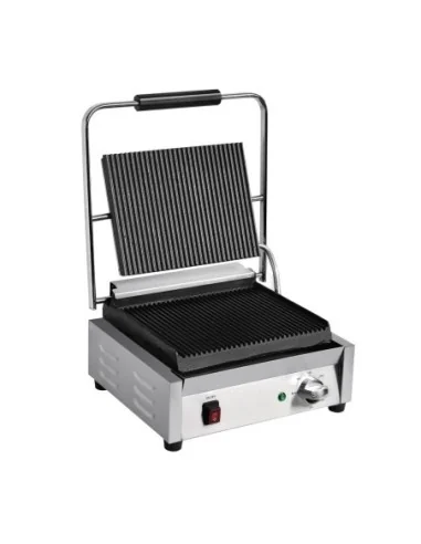 Grand gril de contact simple Bistro Buffalo rainuré/rainuré