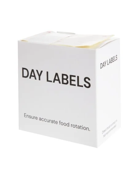 Etiquettes pour produits préparés Hygiplas (Lot de 500)