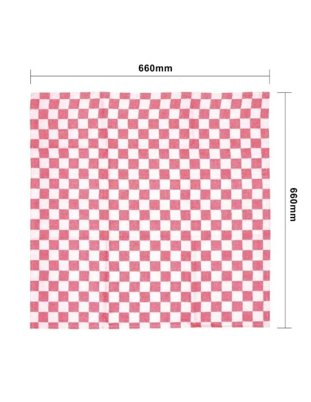 Torchon de cuisinier Vogue rouge