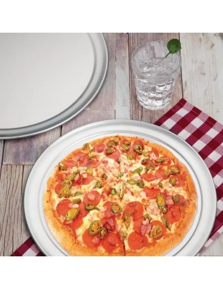 Plaque à pizza en aluminium trempé Vogue 30,5 cm