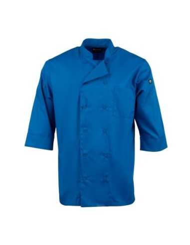 Veste de cuisine mixte Chef Works bleue L