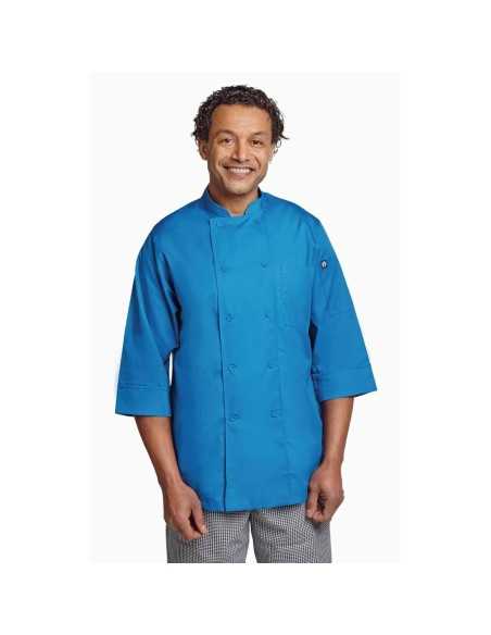 Veste de cuisine mixte Chef Works bleue M