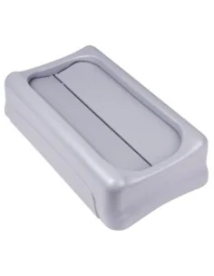 Couvercle basculant gris pour déchets divers Rubbermaid