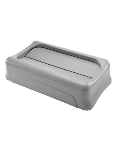 Couvercle basculant gris pour déchets divers Rubbermaid