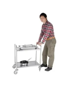 Petit chariot de débarrassage 2 niveaux Vogue 2