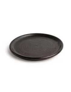 Assiettes plates noir mat Olympia Canvas 18 cm  (Lot de 6) 2