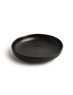 Assiettes creuses calottes noir mat Olympia Canvas 23 cm  2