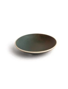 Assiettes creuses vert bronze Olympia Canvas 20 cm  (Lot de 6) 2