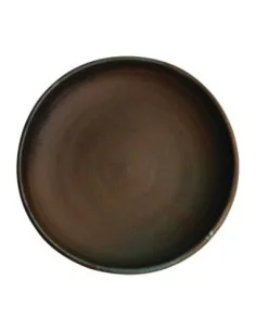 Assiettes creuses calottes vert bronze Olympia Canvas 23 cm 