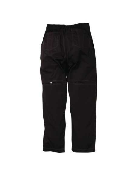 Pantalon de cuisine mixte Baggy Chef Works noir L