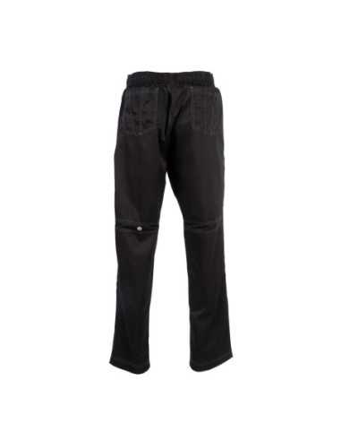 Pantalon de cuisine mixte Baggy Chef Works noir L
