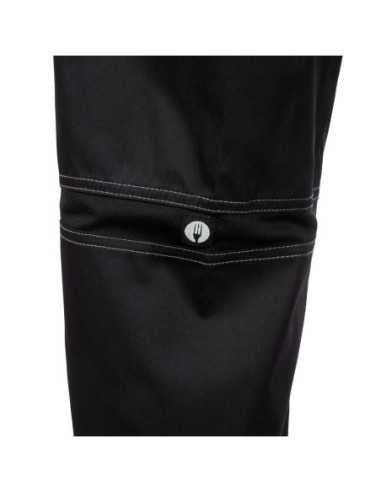 Pantalon de cuisine mixte Baggy Chef Works noir L