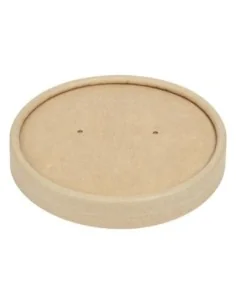 Couvercles pour bols à soupe kraft micro-ondables recyclables Colpac 225ml et 350ml (lot de 500)