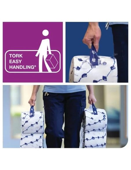 Mini rouleaux de papier toilette Smart One Tork (Lot de 12)