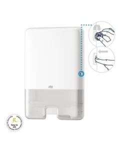 Distributeur manuel d'essuie-mains blanc Multifold XpressTork 2