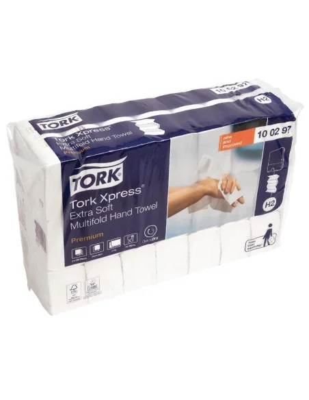 Essuie-mains ultra doux 2 plis Multifold Tork (Lot de 2100)