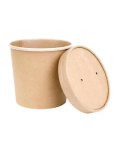 Couvercles pour pots à soupe Fiesta Recyclable 118 mm (lot de 500) 2
