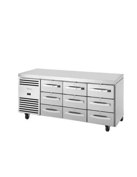 Table réfrigéree positive 9 tiroirs GN 1/1 True TCR1/3