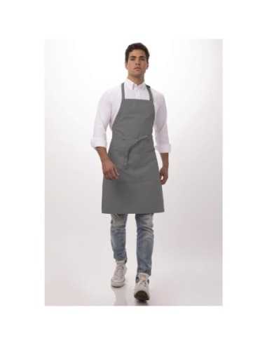 Tablier bavette Chef Works gris
