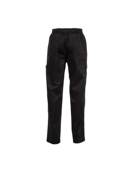 Pantalon de cuisine mixte Chef Works Slim Fit Cargo noir M