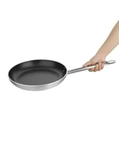 Poêle antiadhésive induction en aluminium et téflon Vogue 300mm 2