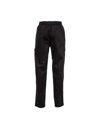 Pantalon de cuisine mixte Chef Works Slim Fit Cargo noir XL