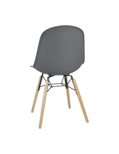 Chaises Bolero Arlo gris foncé (lot de 2)
