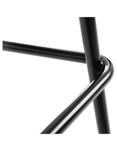 Tabourets hauts Scandi Bolero noirs (lot de 2)